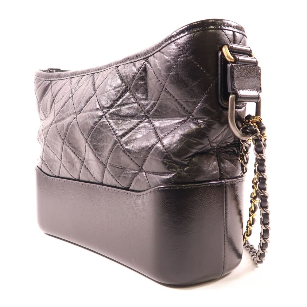 ✨🛍️ Chanel Small Black Quilted Leather Gabrielle Hobo Bag - Picture 3 of 11